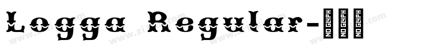 Logga Regular字体转换